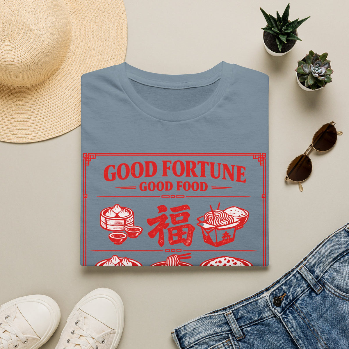 Summer Tee — Good Fortune Good Food 福