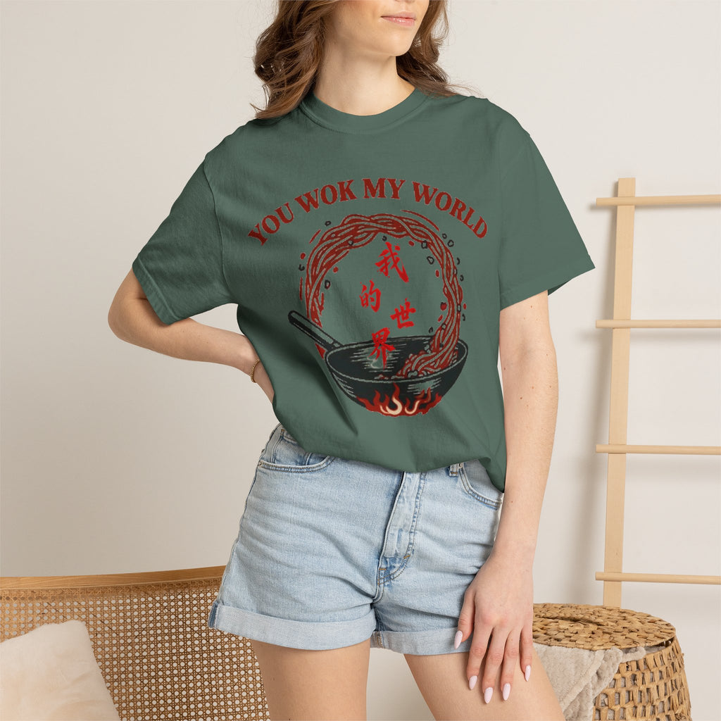 Graphic Tee — You Wok My World