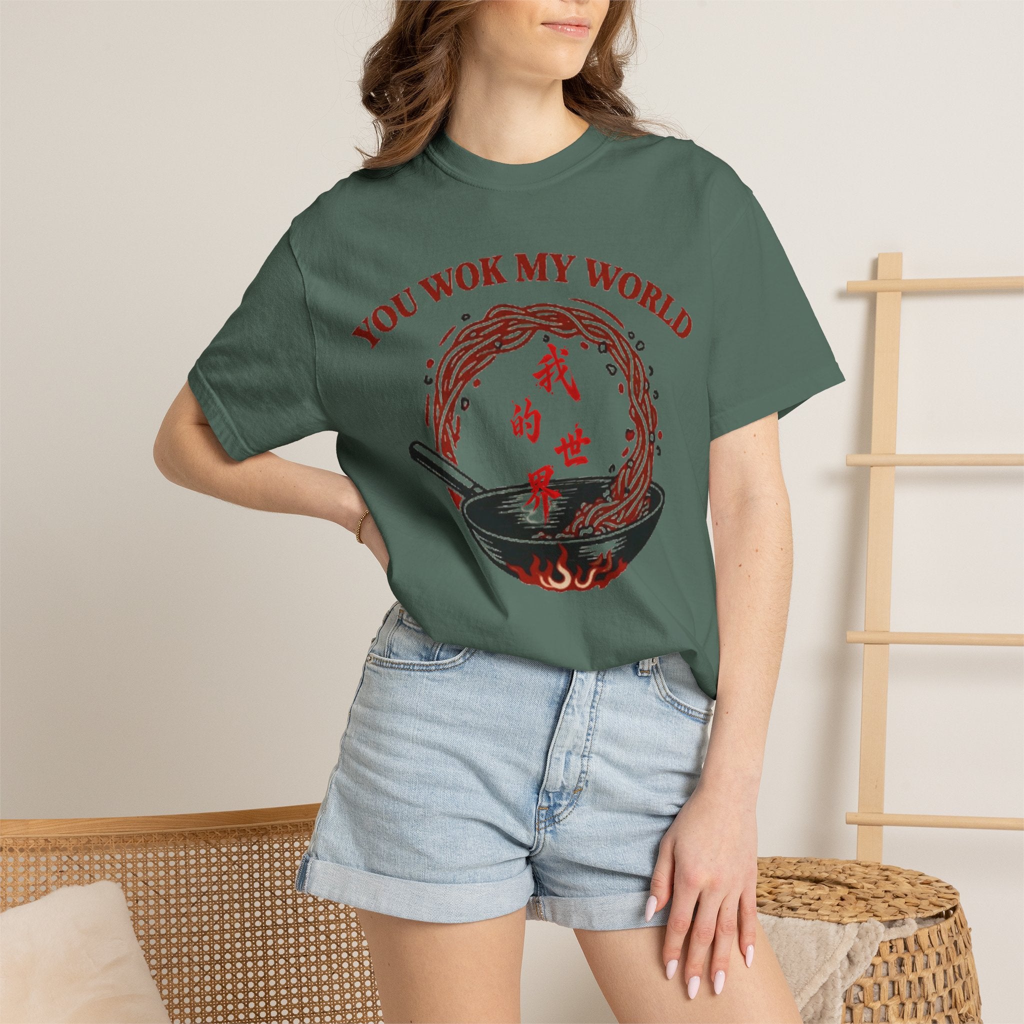 Graphic Tee — You Wok My World
