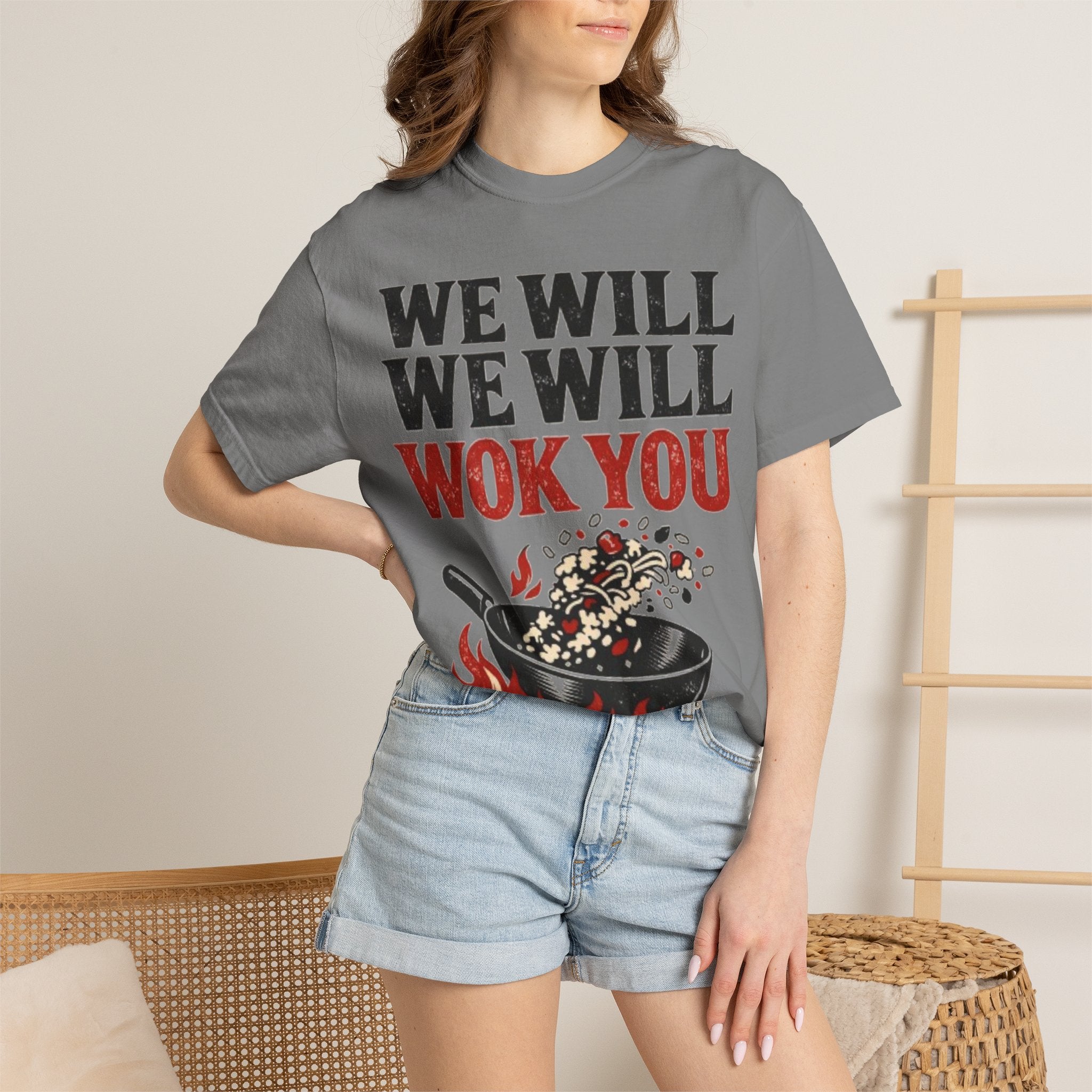 Graphic Tee — We Will We Will Wok You