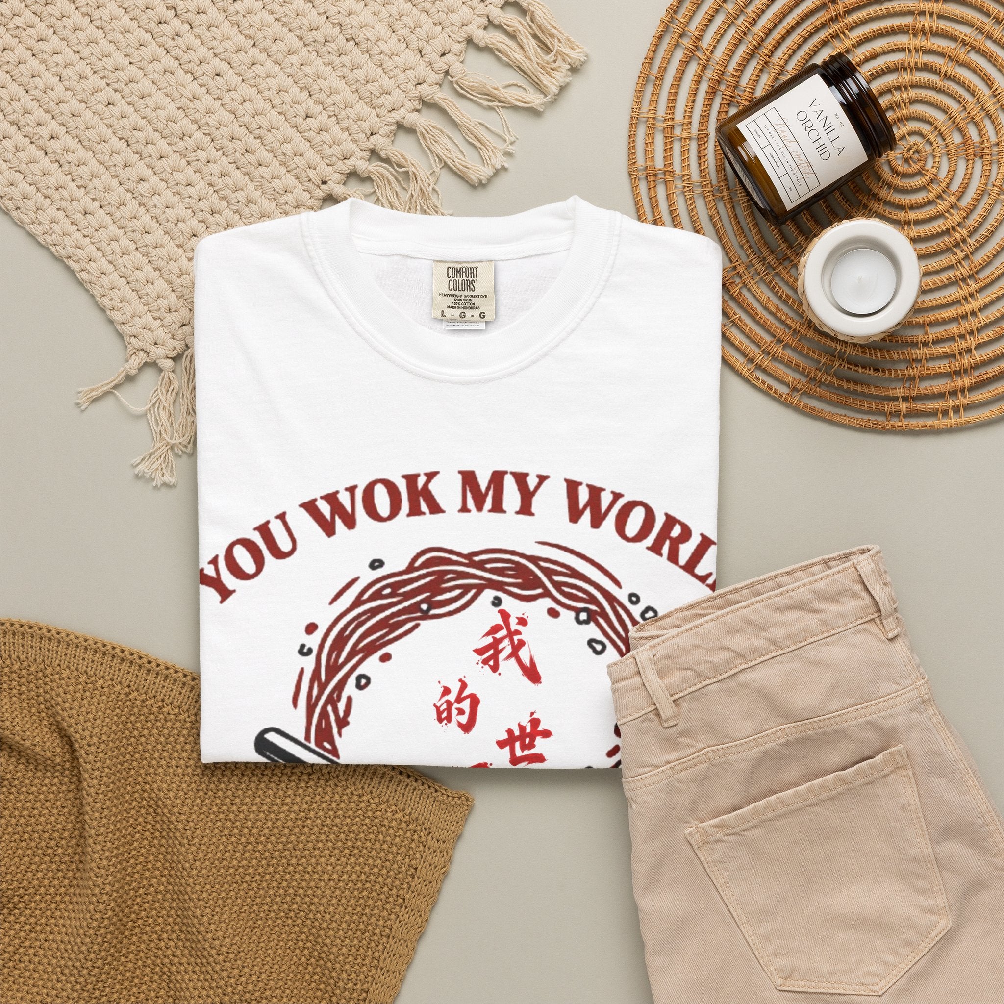 Graphic Tee — You Wok My World