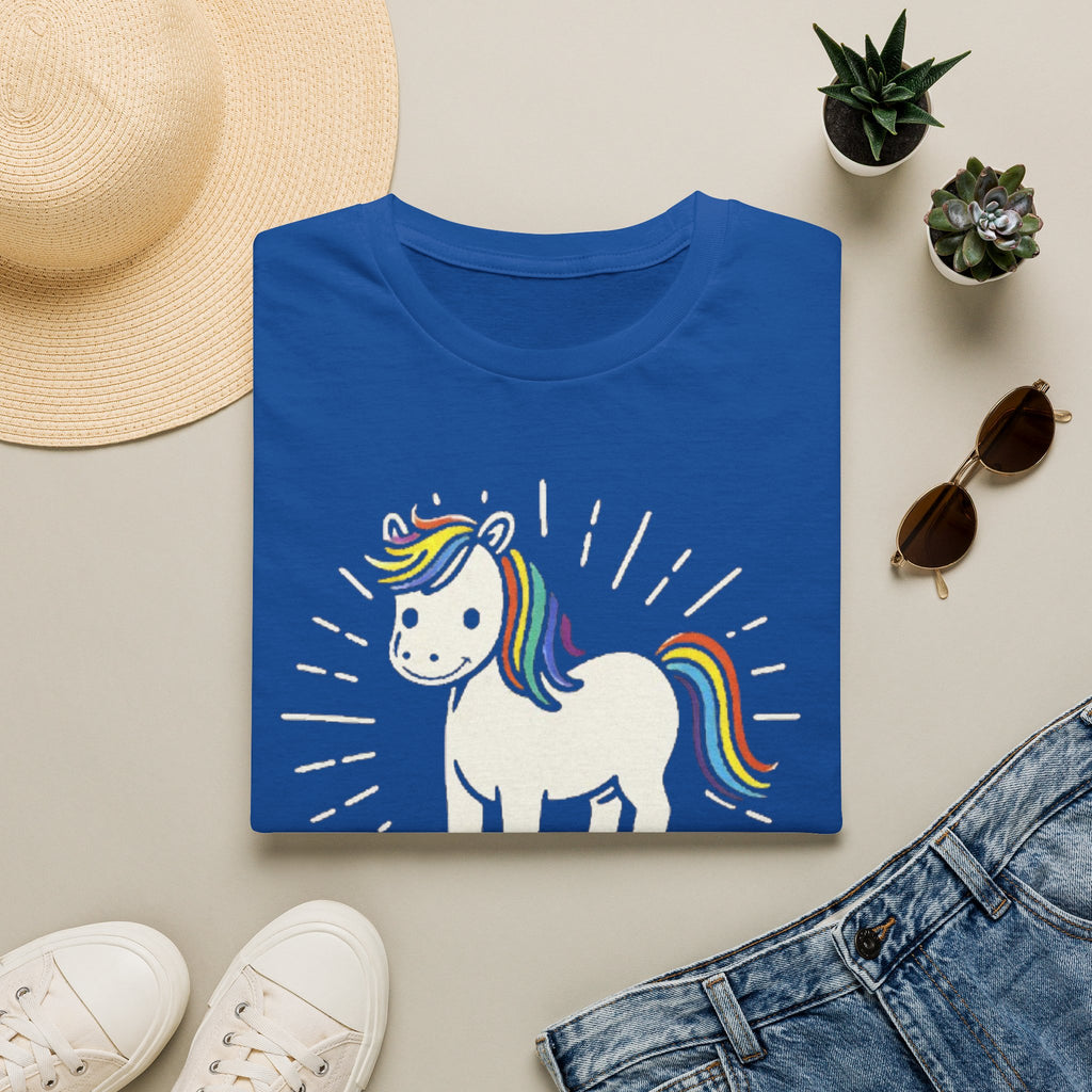Summer Tee — Sunshine Rainbow Little White Horse