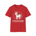 Summer Tee — Sunshine Rainbow Little White Horse