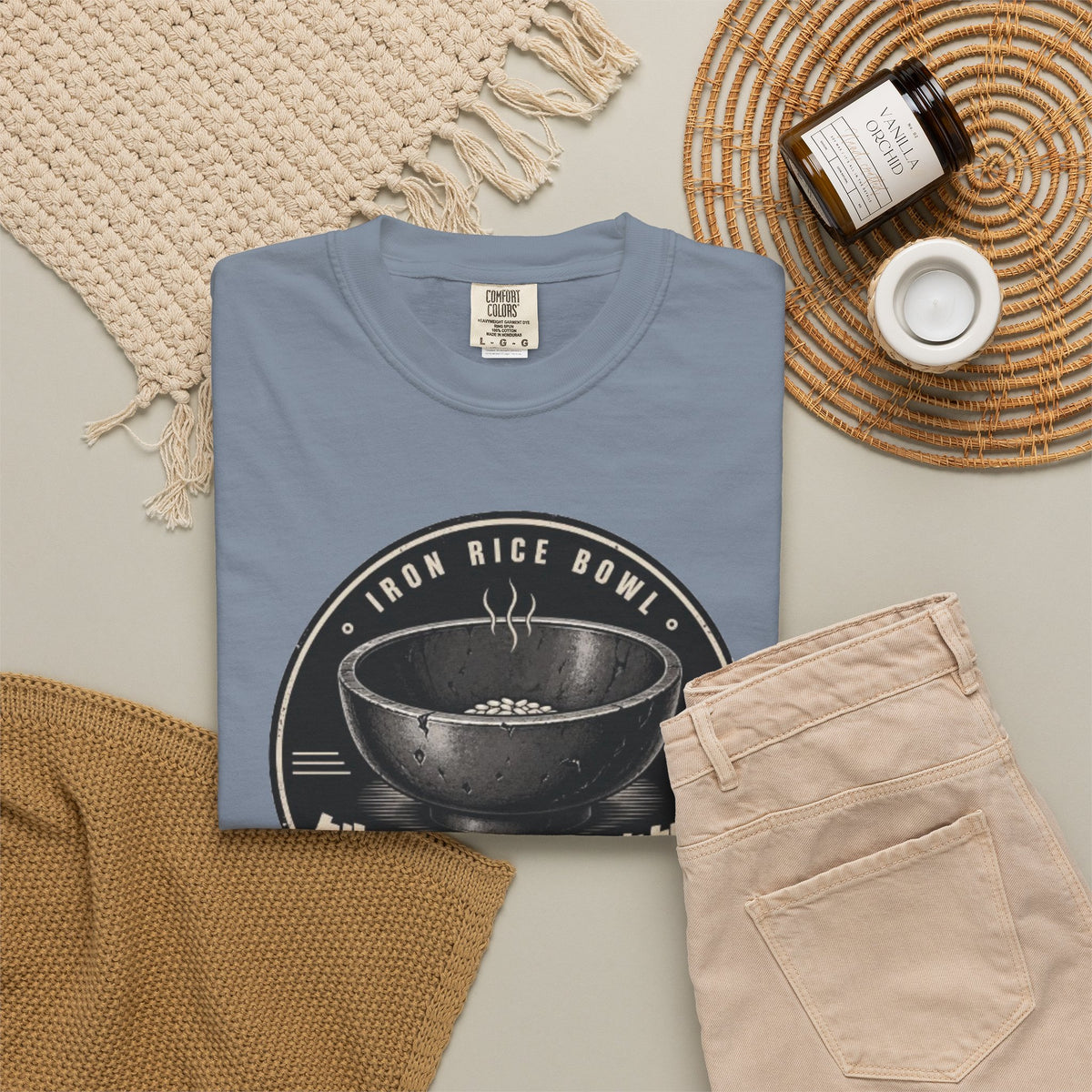 Graphic Tee — Iron Rice Bowl Not Enough Rice 铁饭碗 不够饭