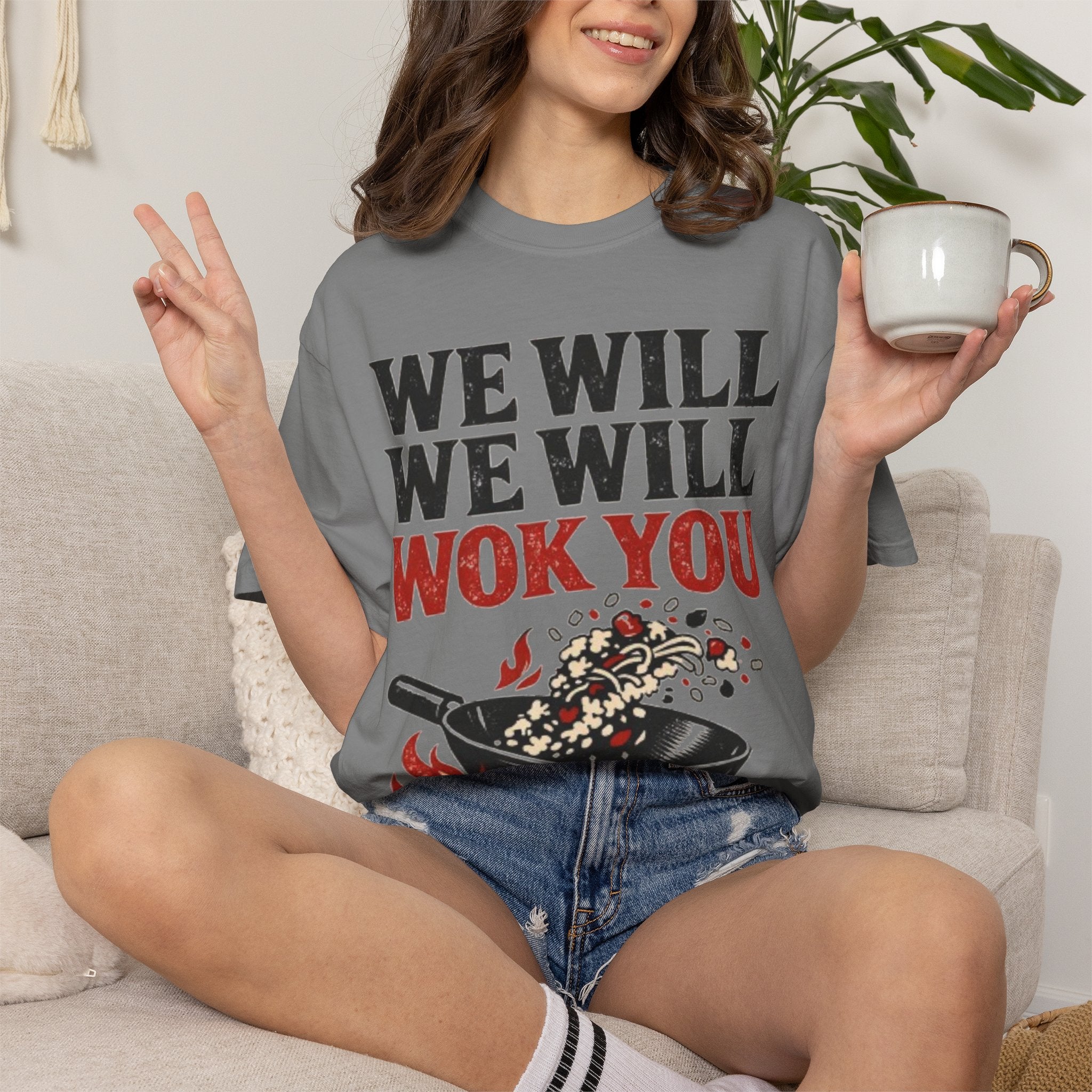Graphic Tee — We Will We Will Wok You