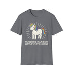 Summer Tee — Sunshine Rainbow Little White Horse
