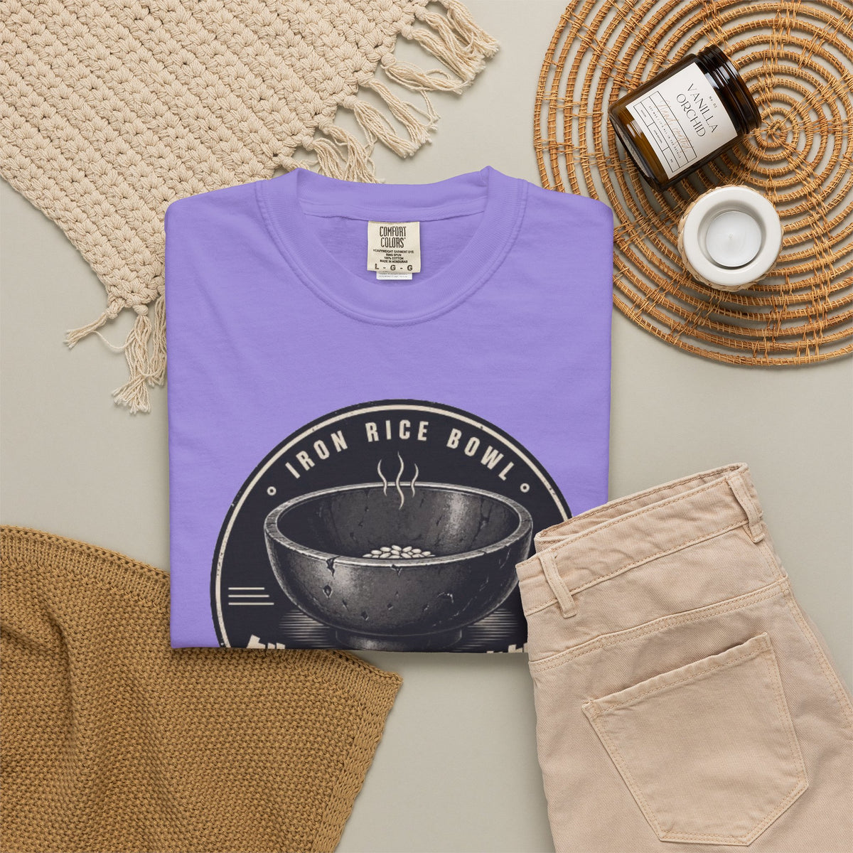 Graphic Tee — Iron Rice Bowl Not Enough Rice 铁饭碗 不够饭