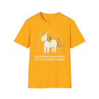 Summer Tee — Sunshine Rainbow Little White Horse