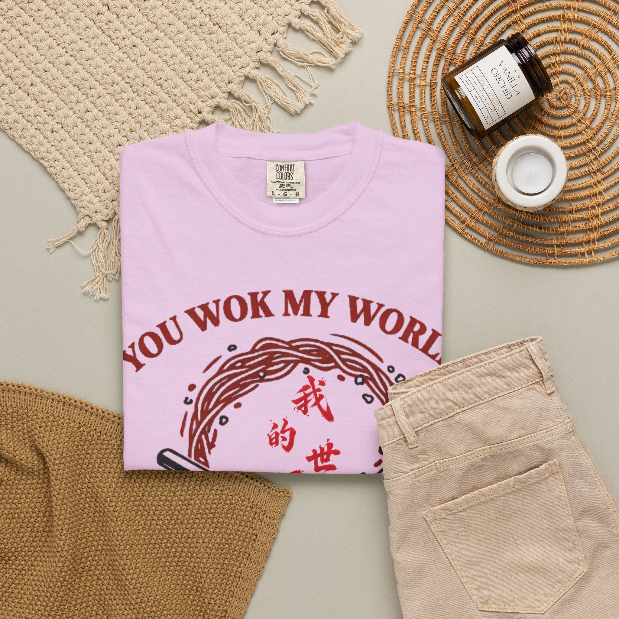 Graphic Tee — You Wok My World