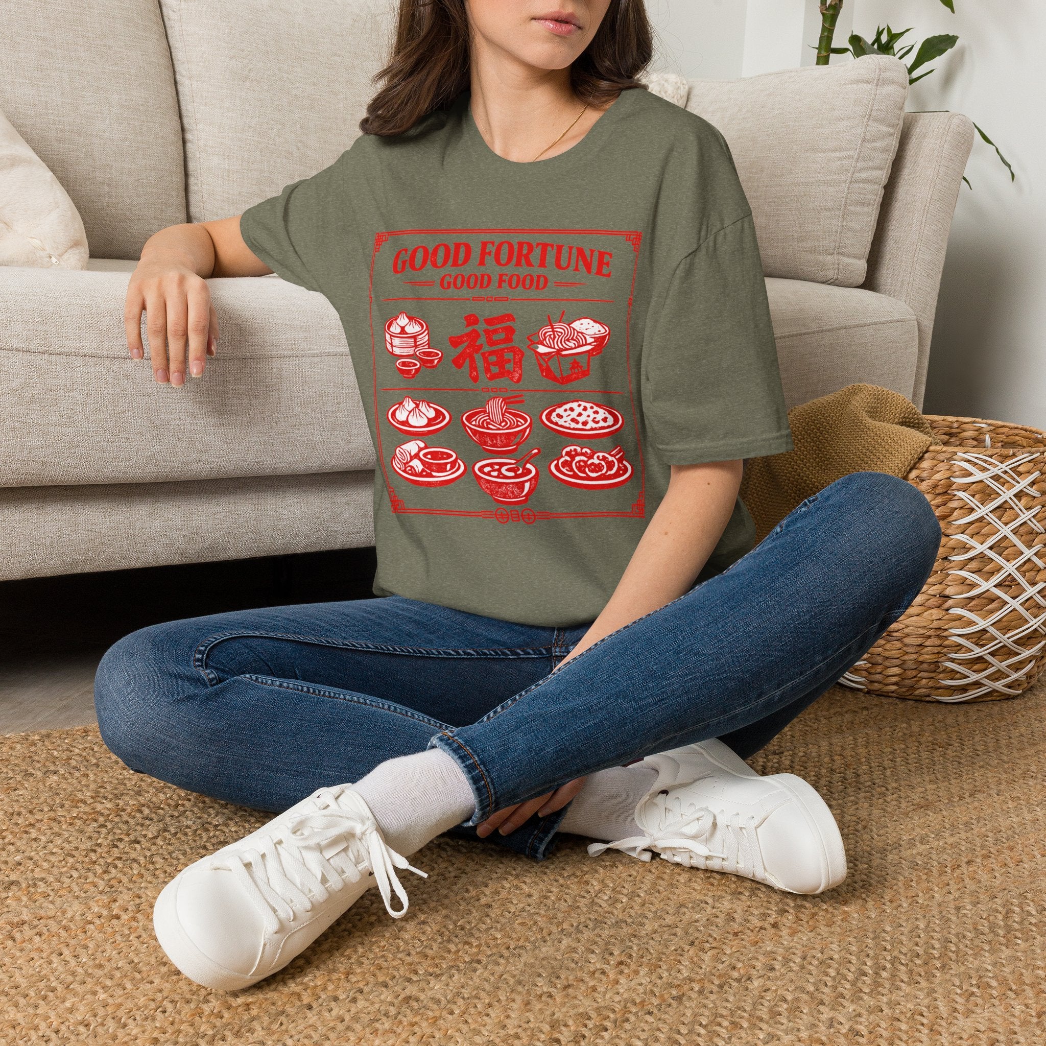 Summer Tee - Good Fortune Good Food 福