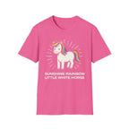 Summer Tee — Sunshine Rainbow Little White Horse