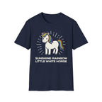 Summer Tee — Sunshine Rainbow Little White Horse