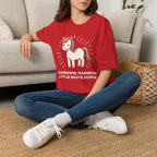 Summer Tee — Sunshine Rainbow Little White Horse