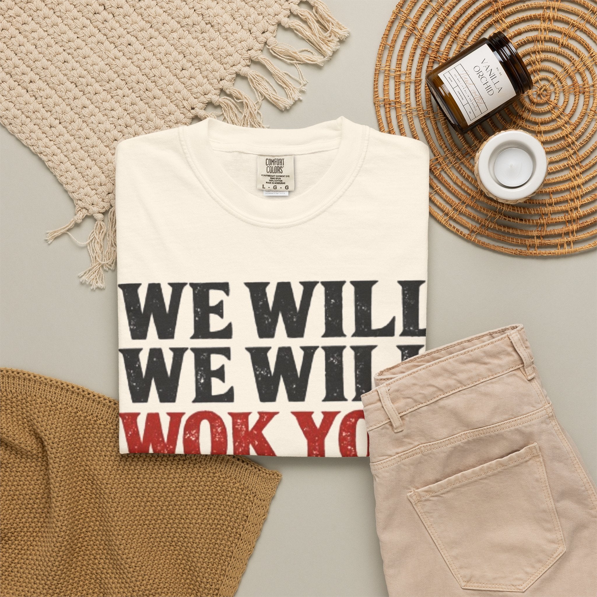 Graphic Tee — We Will We Will Wok You