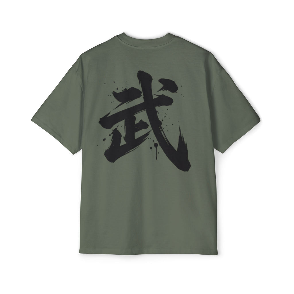Premium Collection Oversized Graphic Tee — Warrior 武