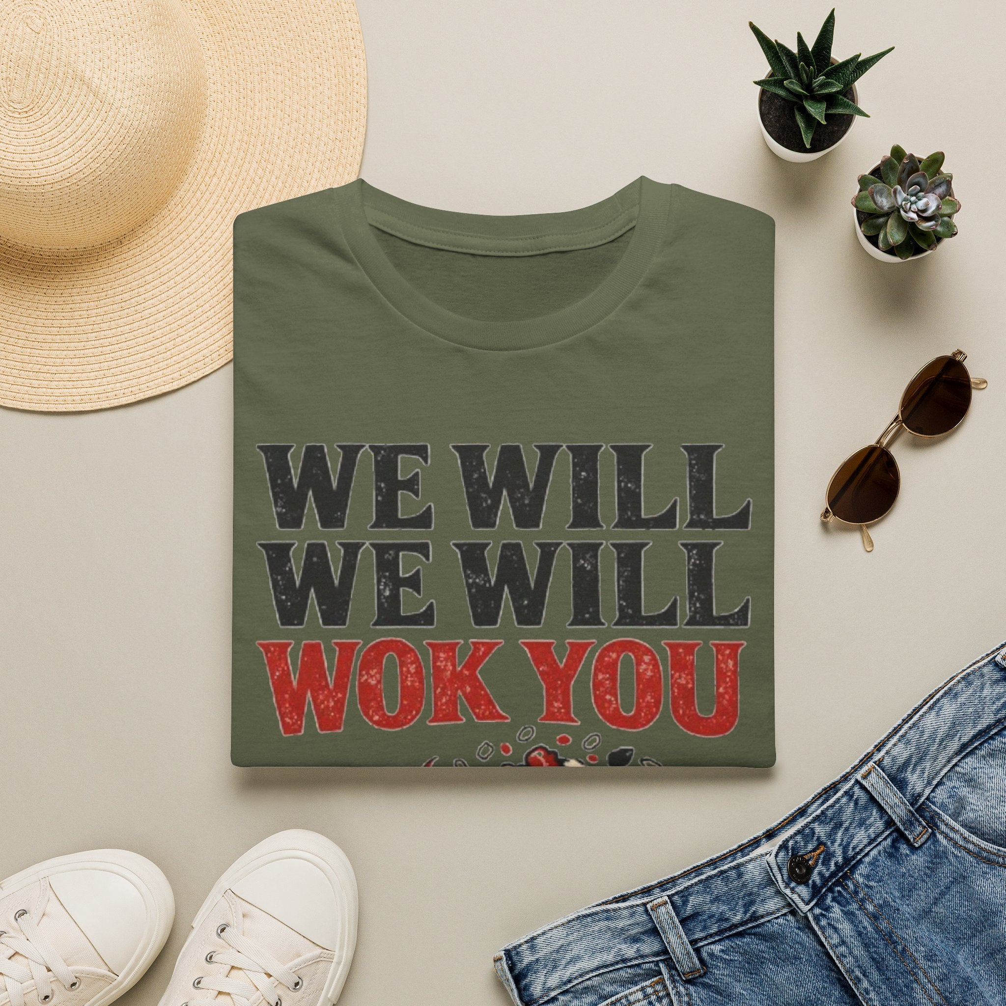 Summer Tee — We Will We Will Wok You