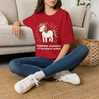 Summer Tee — Sunshine Rainbow Little White Horse