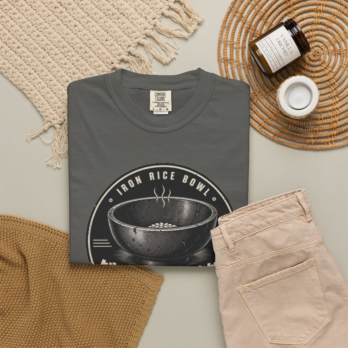 Graphic Tee — Iron Rice Bowl Not Enough Rice 铁饭碗 不够饭