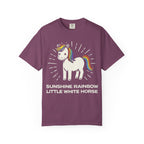 Graphic Tee — Sunshine Rainbow Little White Horse