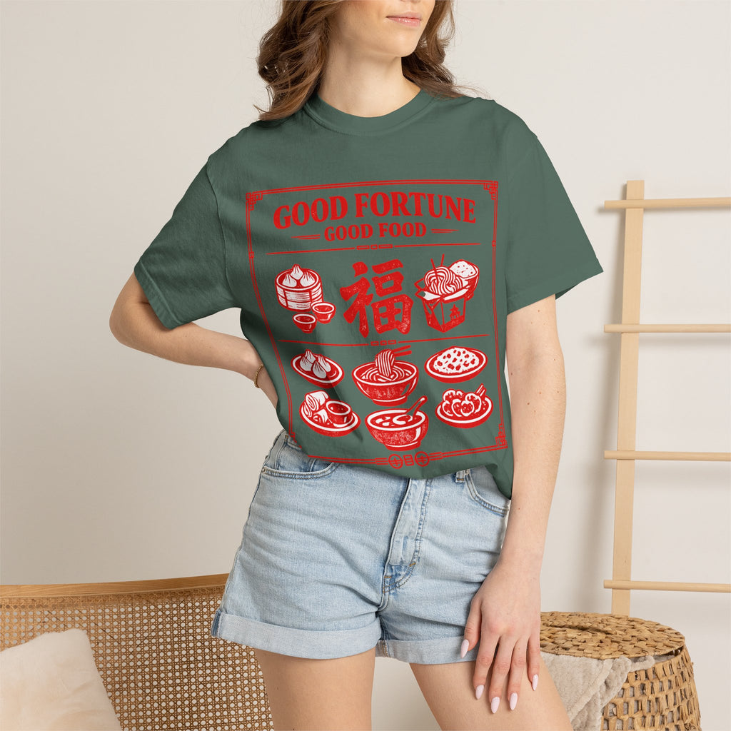 Summer Tee - Good Fortune Good Food 福