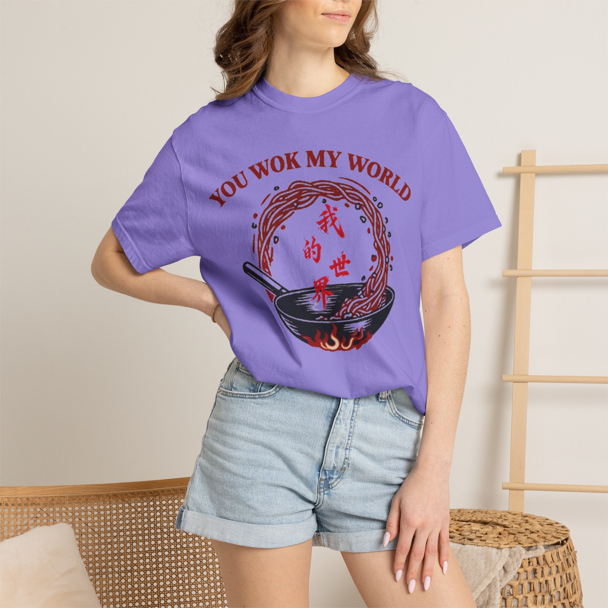 Graphic Tee — You Wok My World