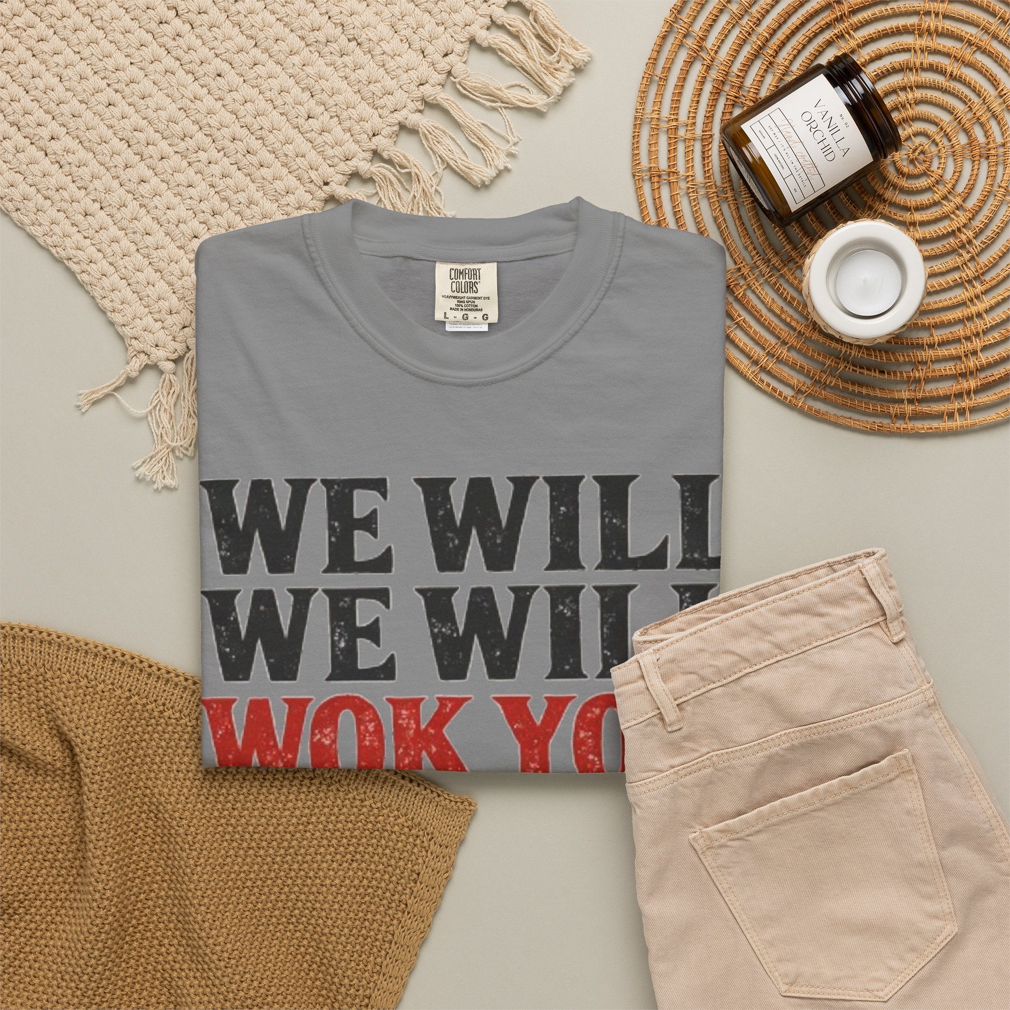 Graphic Tee — We Will We Will Wok You