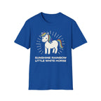 Summer Tee — Sunshine Rainbow Little White Horse