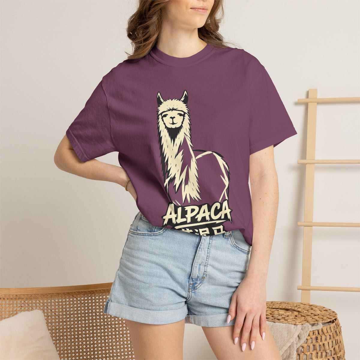 Graphic Tee — Alpaca 草泥马