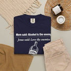 Graphic Tee — Alcohol is the Enemy, Love thy Enemy