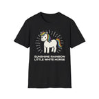 Summer Tee — Sunshine Rainbow Little White Horse