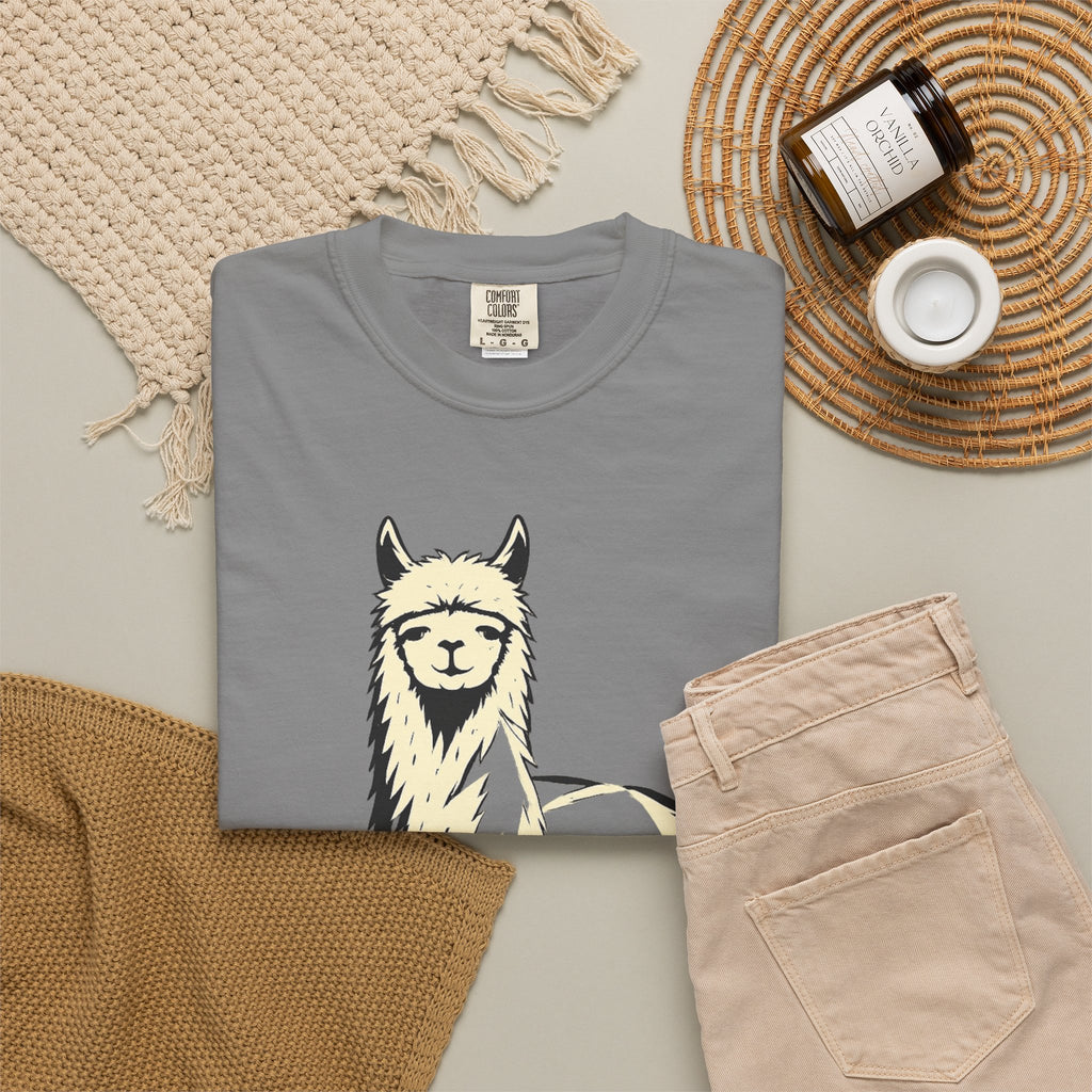Graphic Tee — Alpaca 草泥马