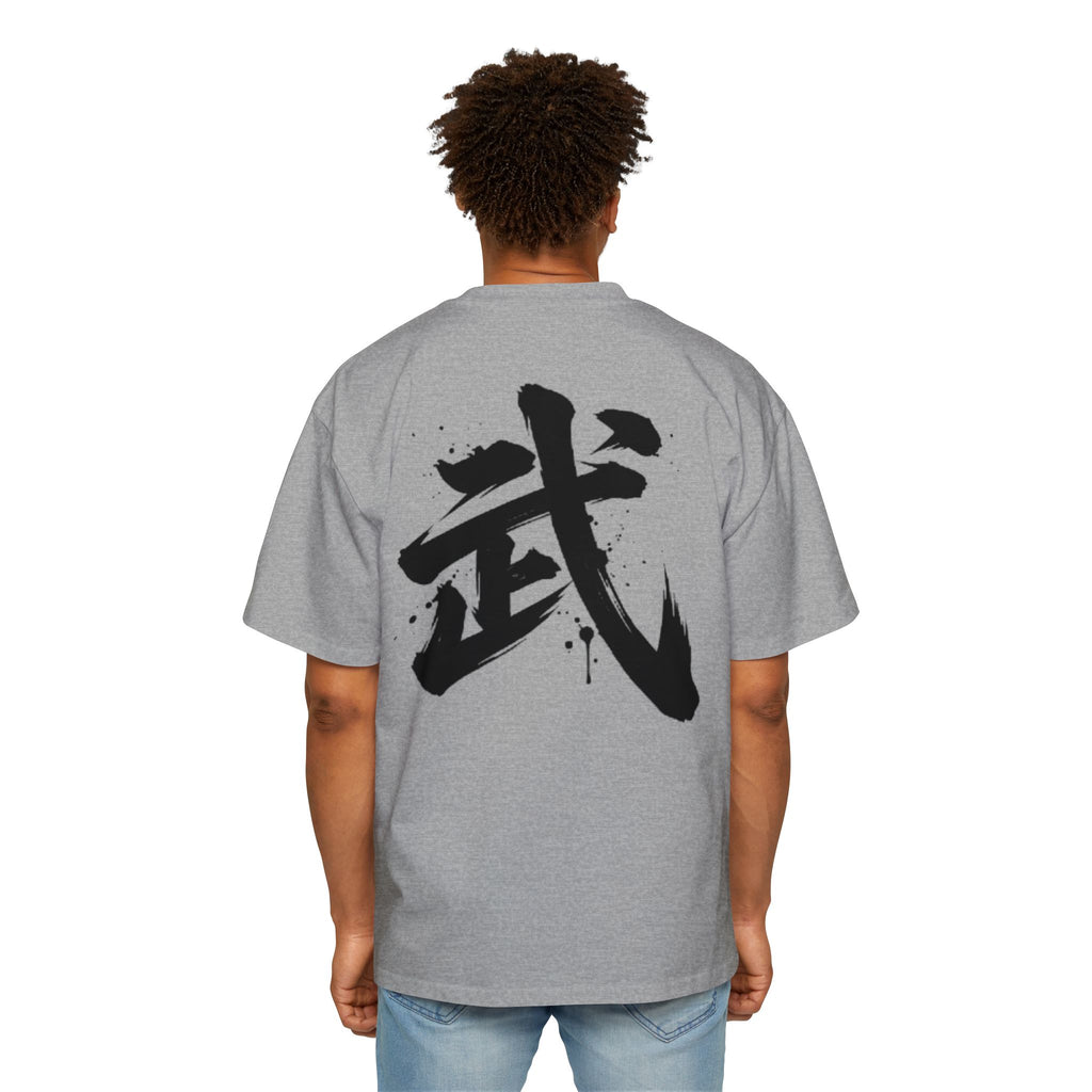 Premium Collection Oversized Graphic Tee — Warrior 武