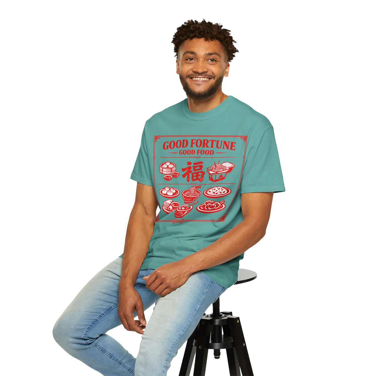 Graphic Tee — Good Fortune Good Food 福