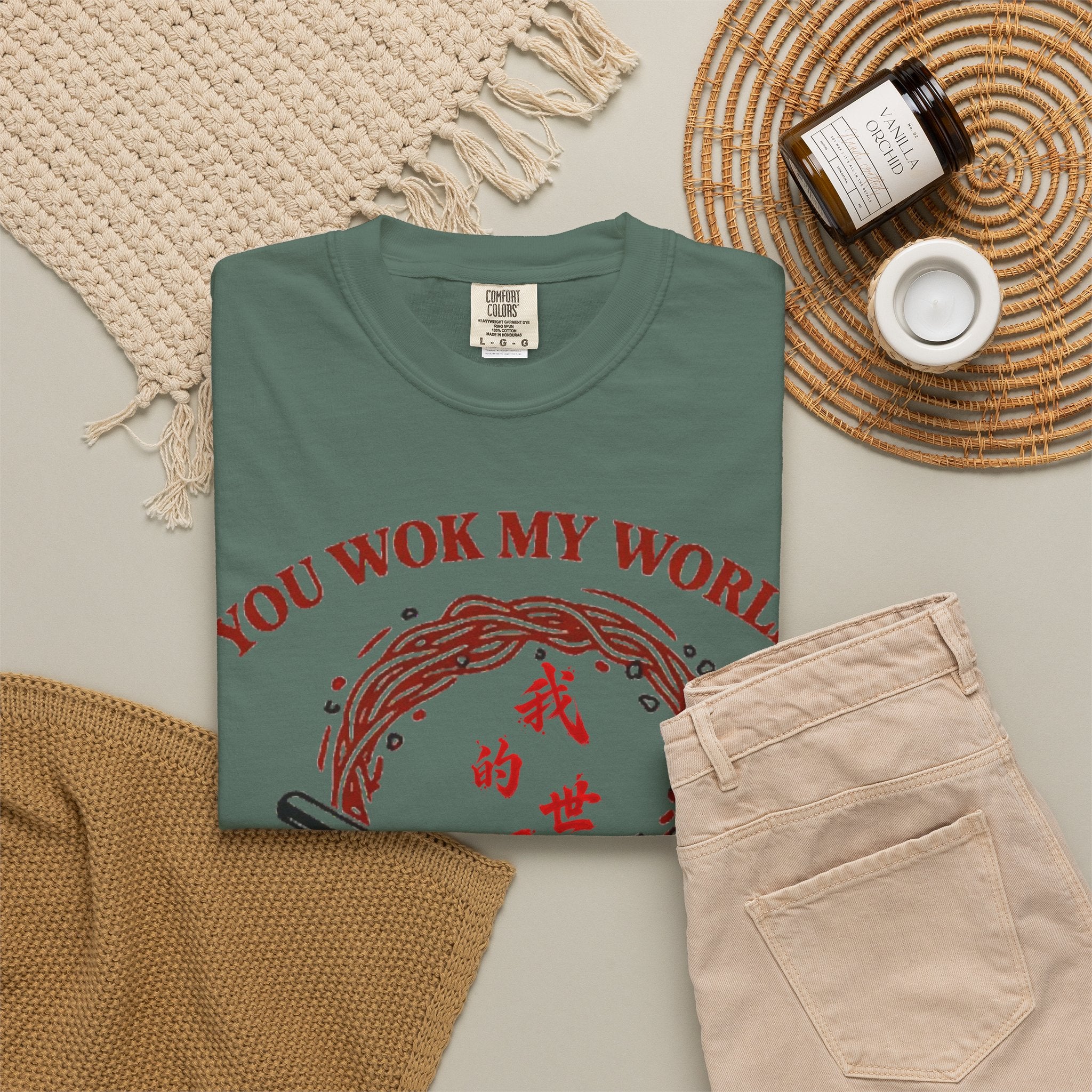 Graphic Tee — You Wok My World