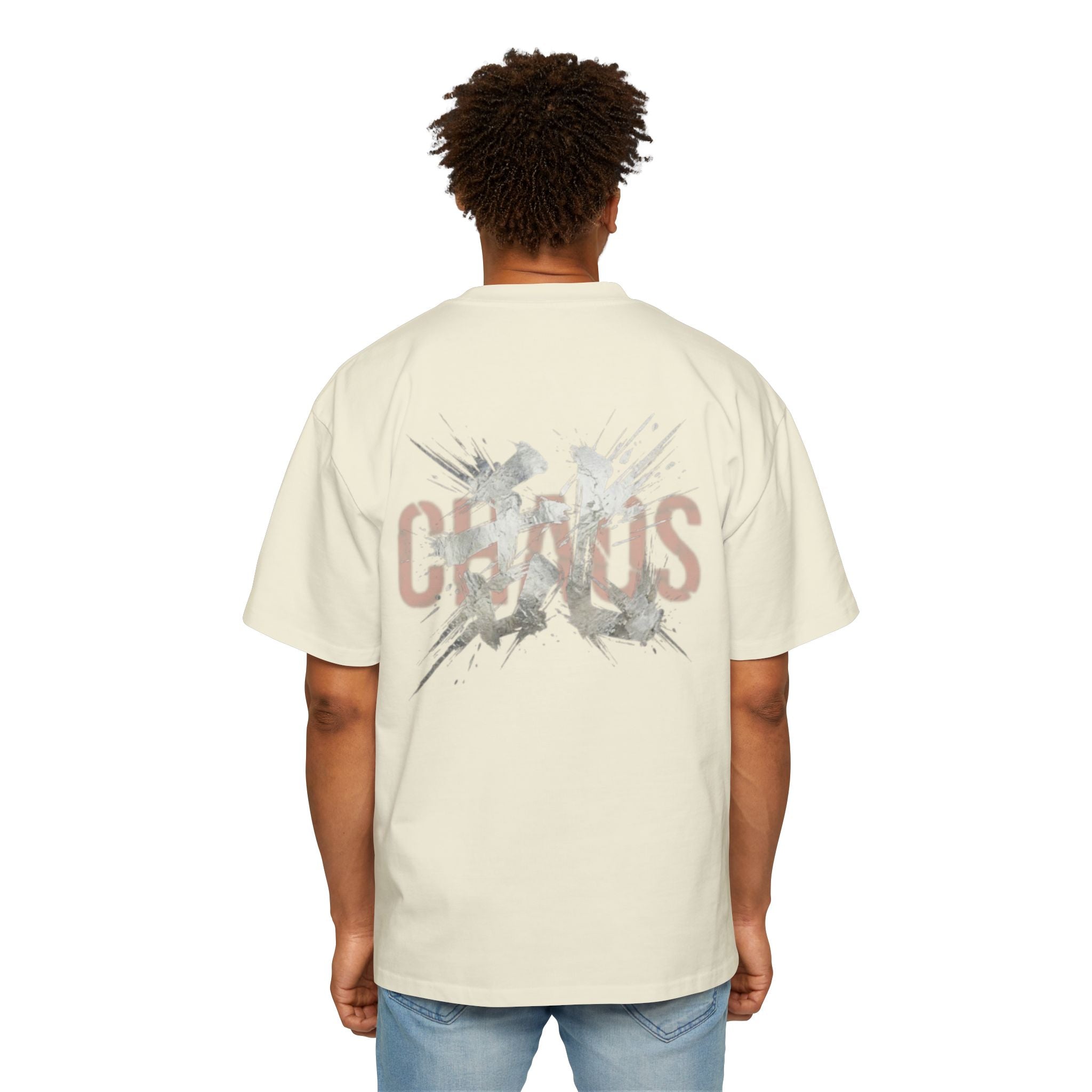 Premium Collection Oversized Graphic Tee — Chaos 乱