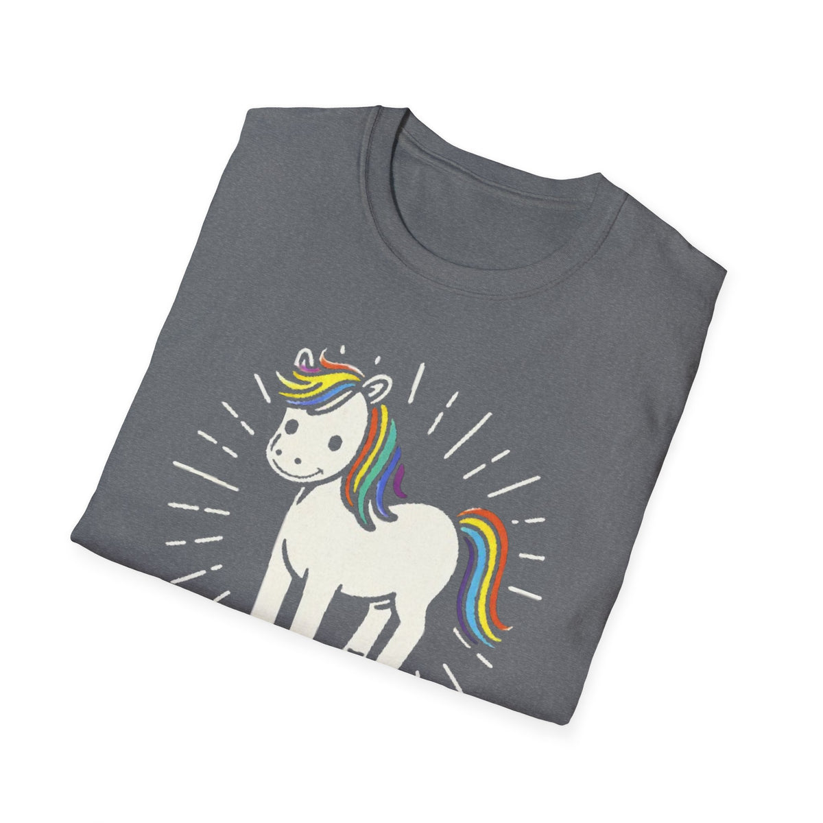 Summer Tee — Sunshine Rainbow Little White Horse