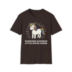 Summer Tee — Sunshine Rainbow Little White Horse