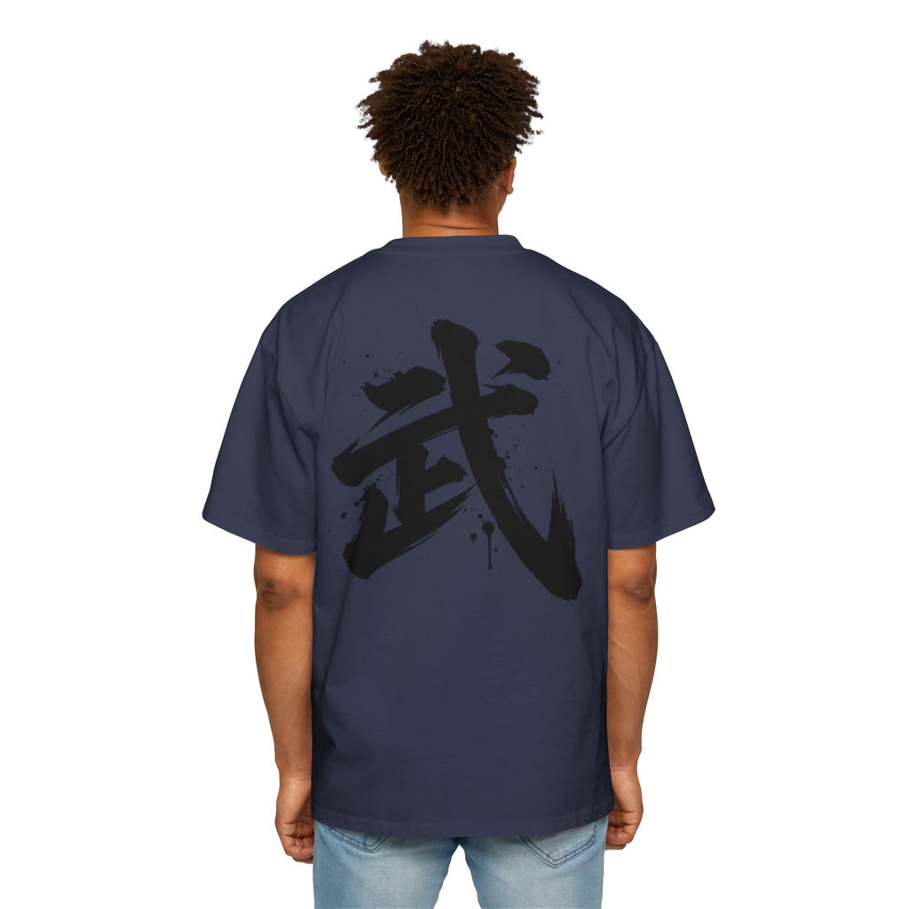 Premium Collection Oversized Graphic Tee — Warrior 武