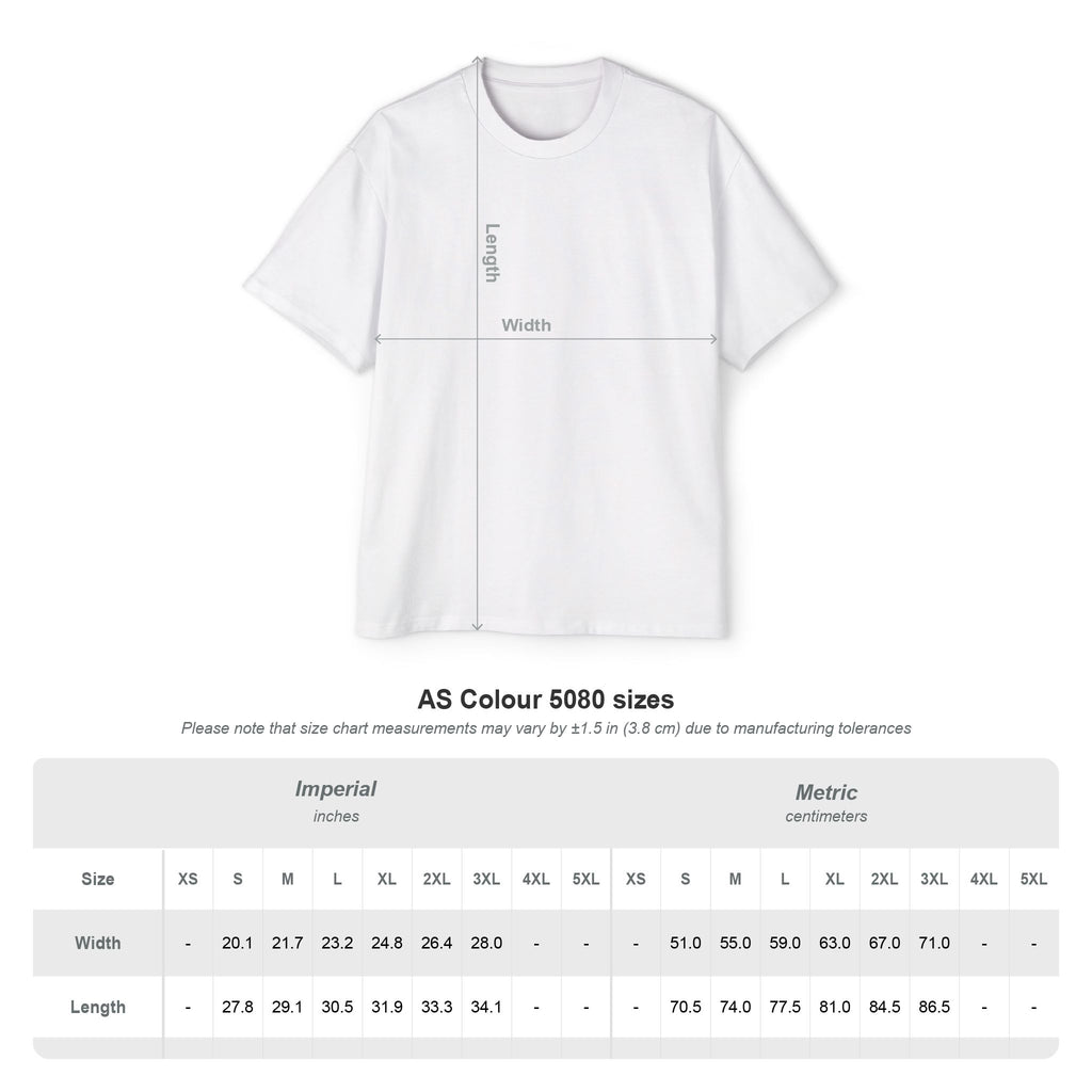 Premium Collection Oversized Graphic Tee — Chaos 乱