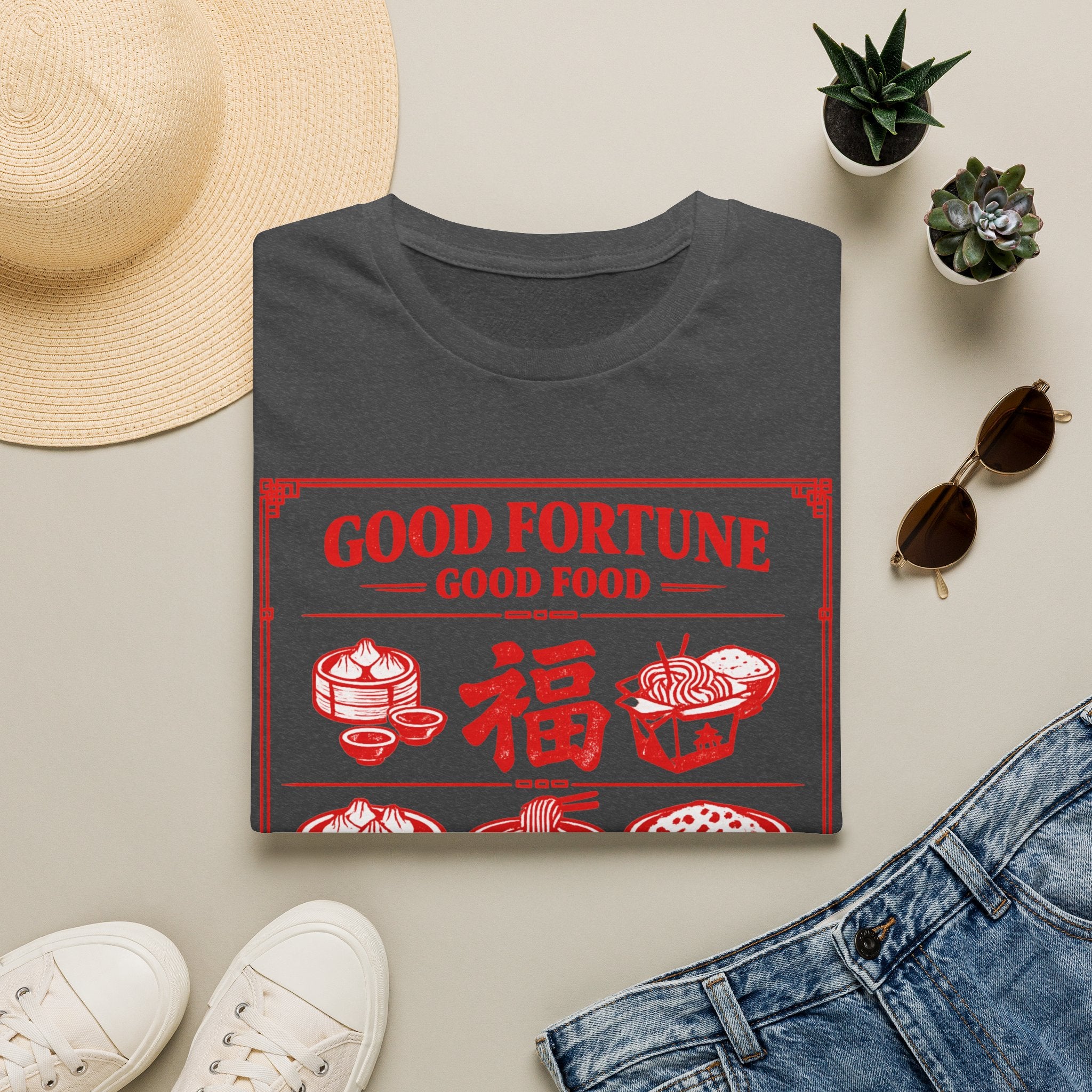 Summer Tee - Good Fortune Good Food 福