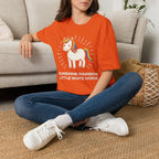 Summer Tee — Sunshine Rainbow Little White Horse
