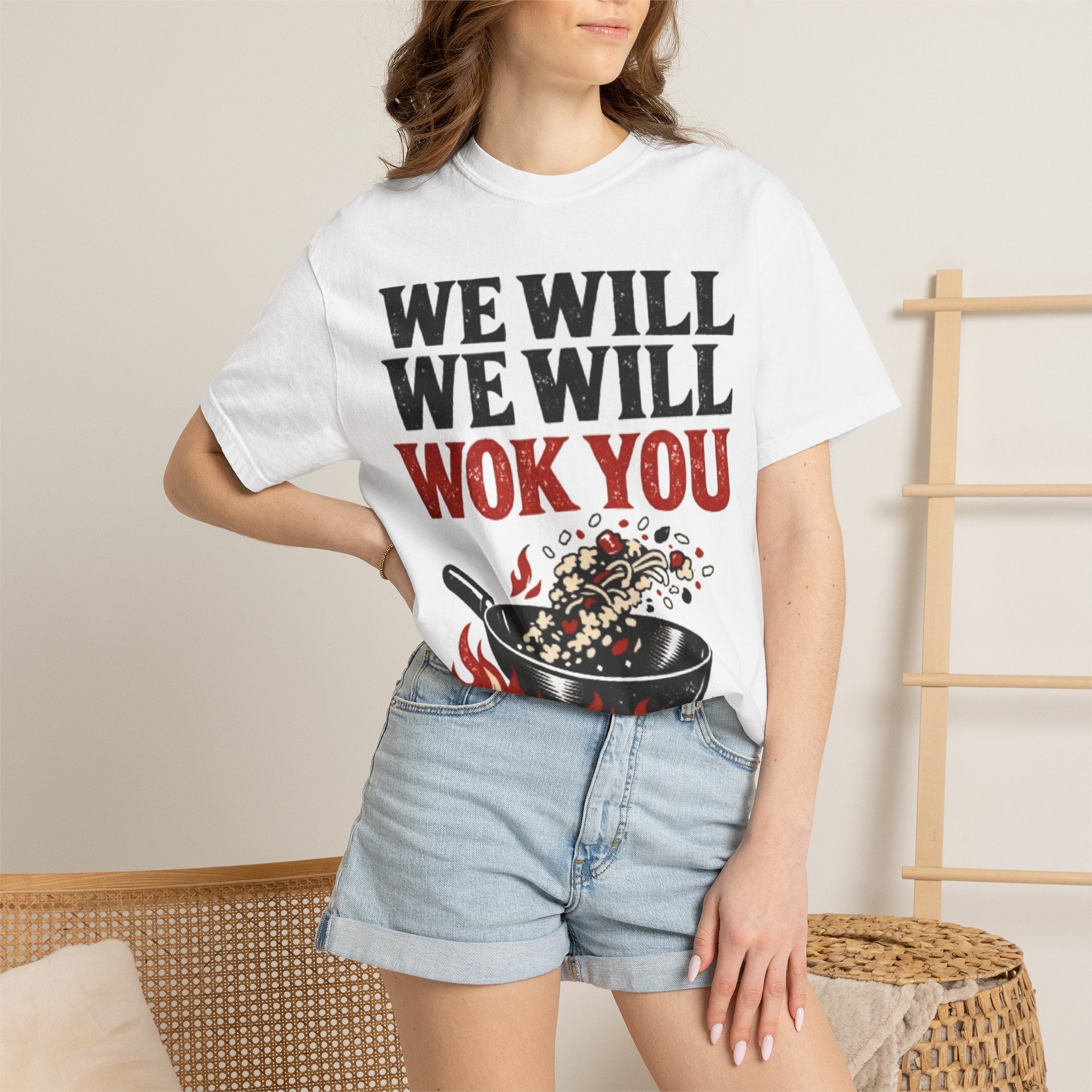 Graphic Tee — We Will We Will Wok You