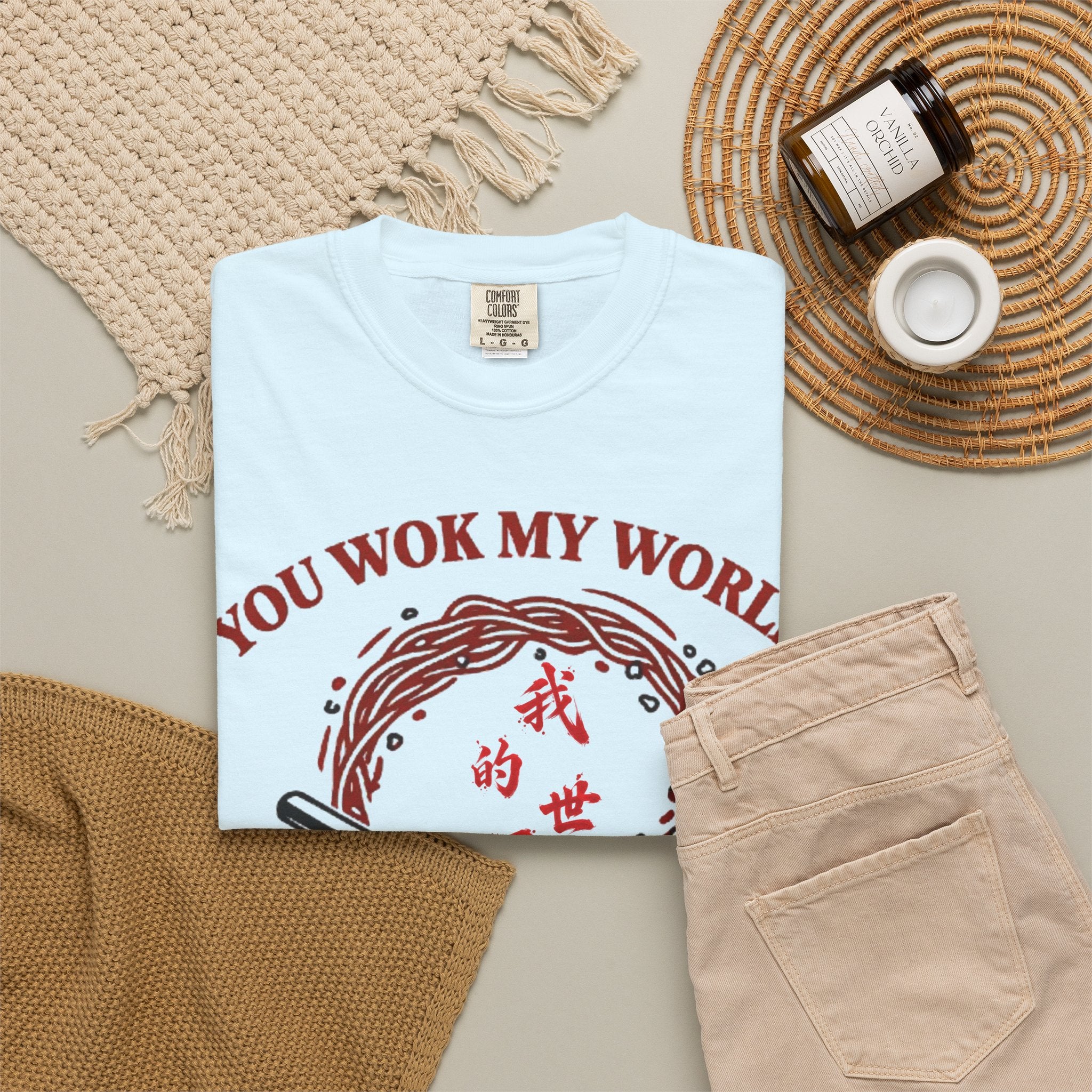 Graphic Tee — You Wok My World