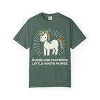 Graphic Tee — Sunshine Rainbow Little White Horse