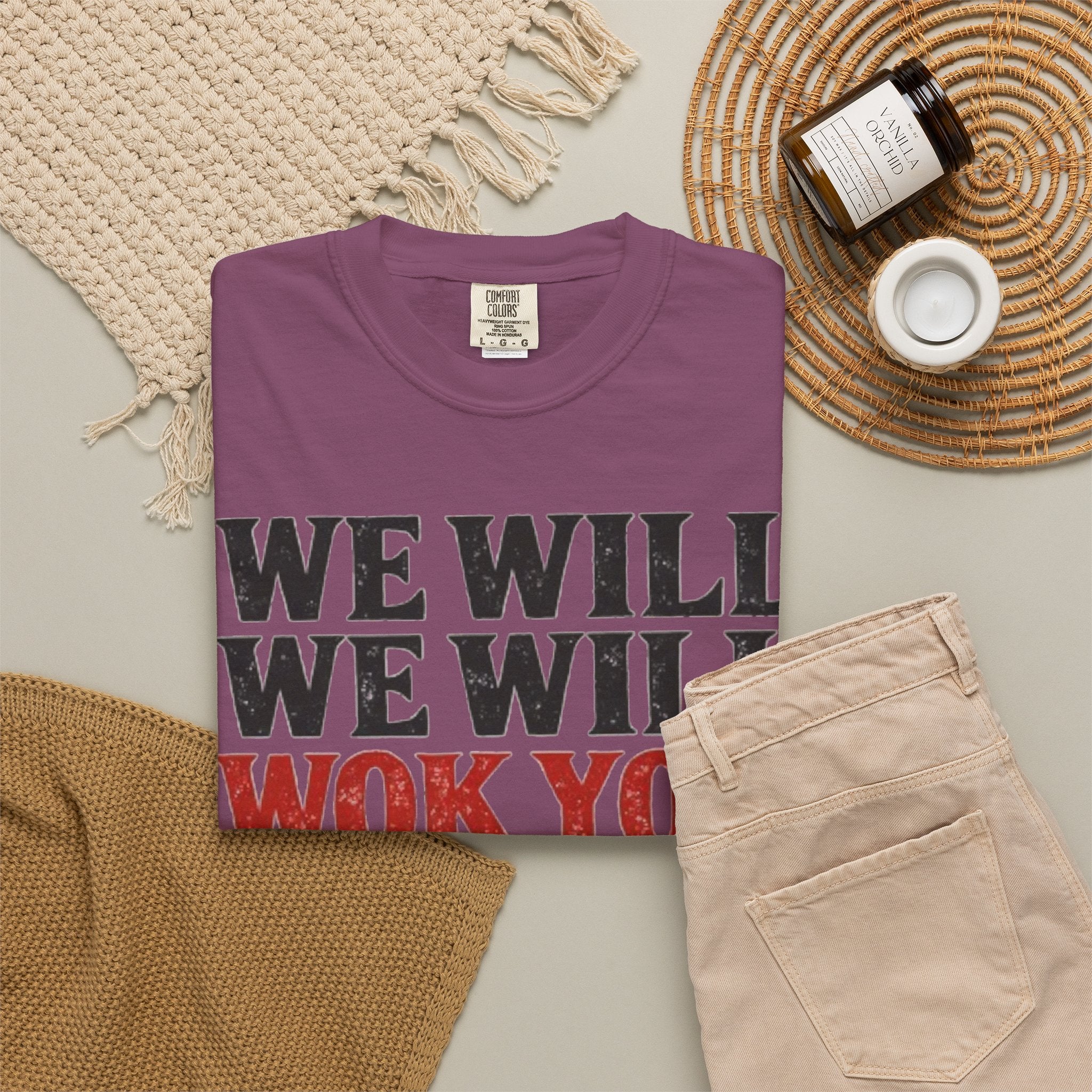 Graphic Tee — We Will We Will Wok You