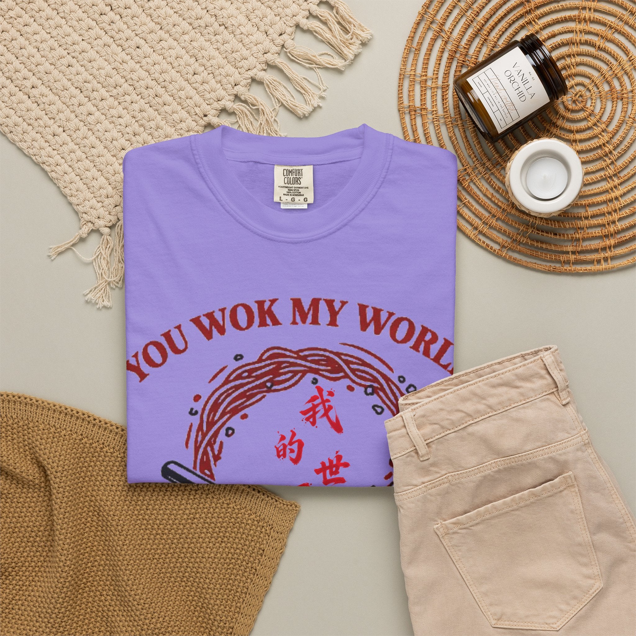 Graphic Tee — You Wok My World