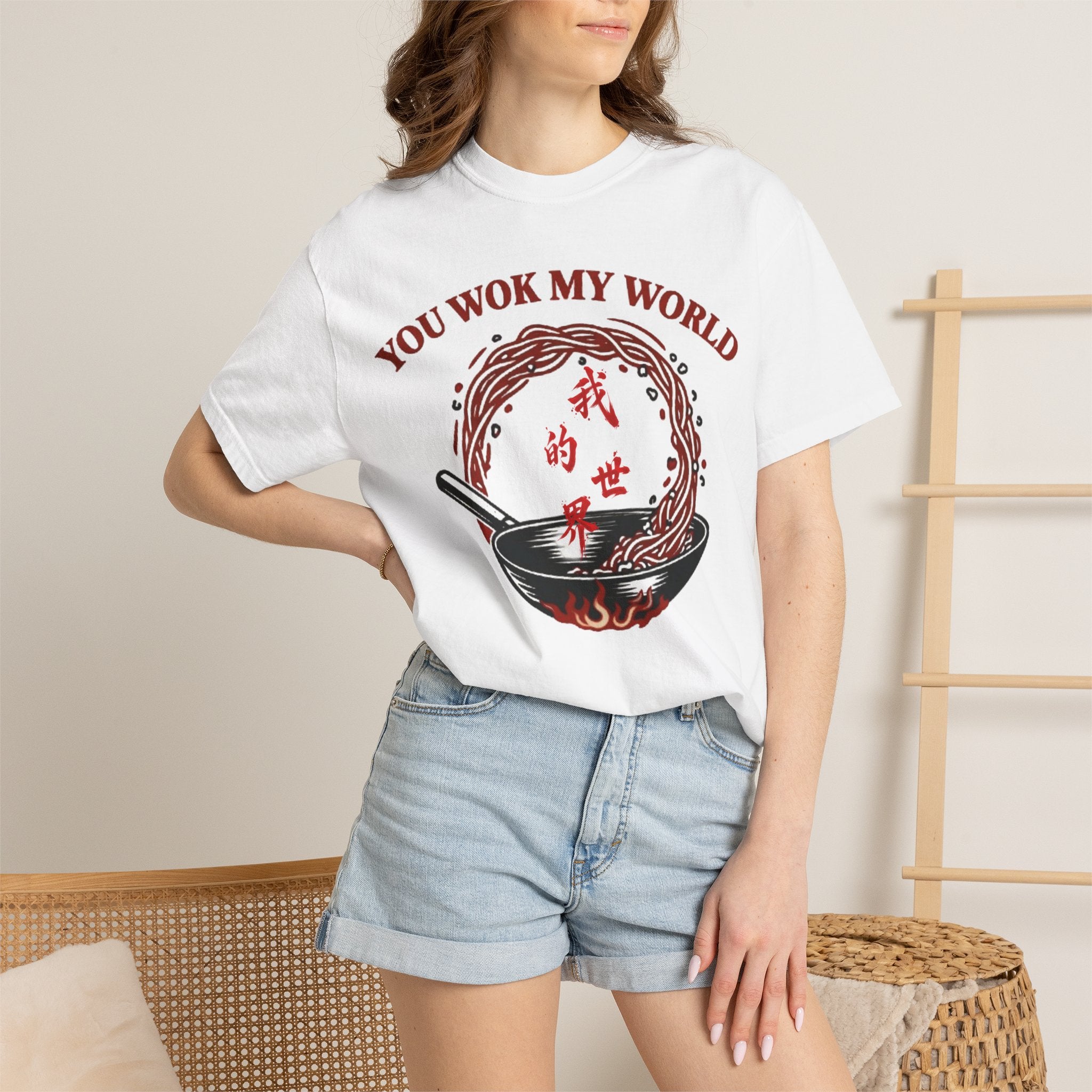 Graphic Tee — You Wok My World