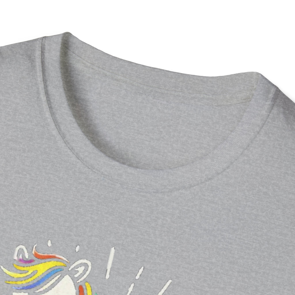 Summer Tee — Sunshine Rainbow Little White Horse
