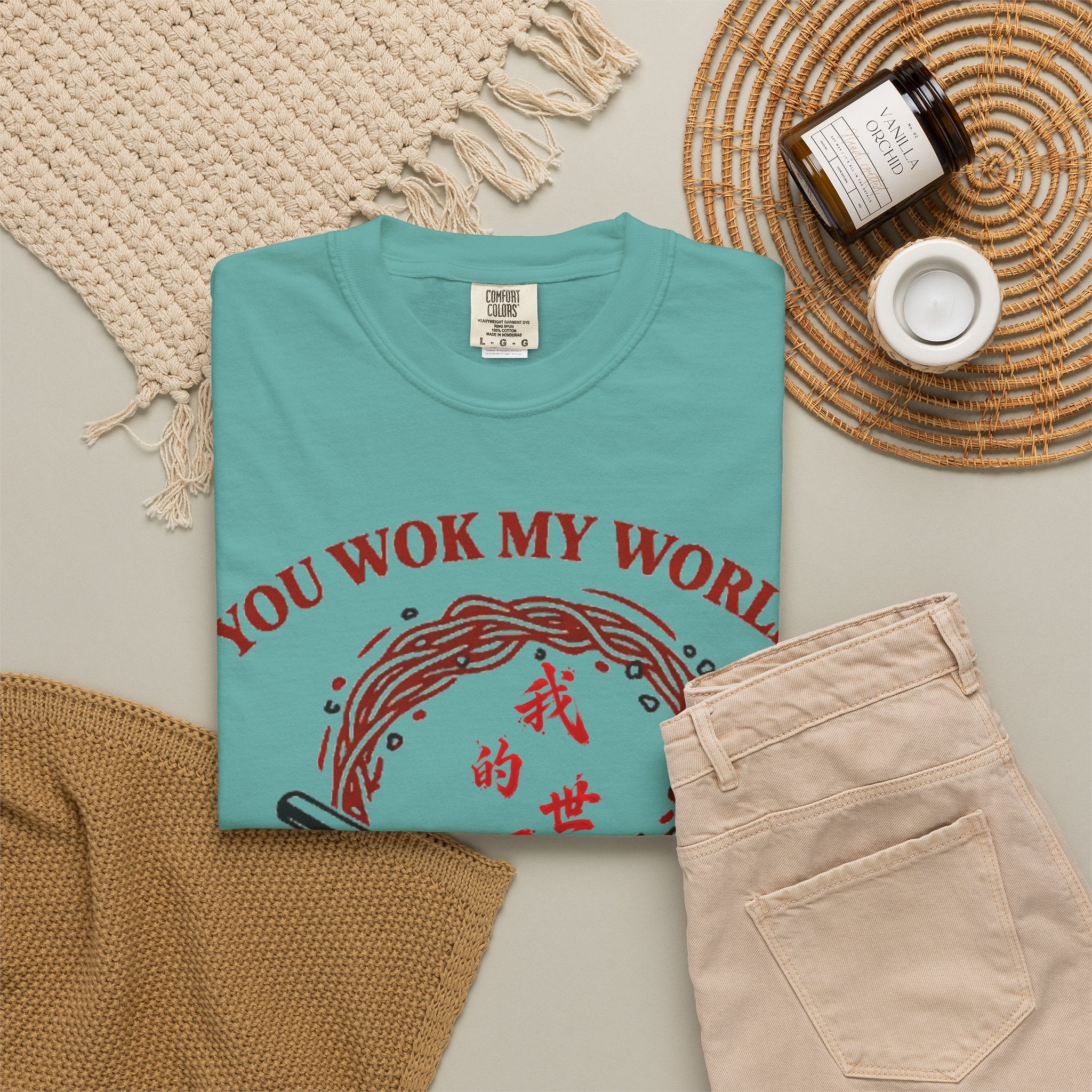 Graphic Tee — You Wok My World