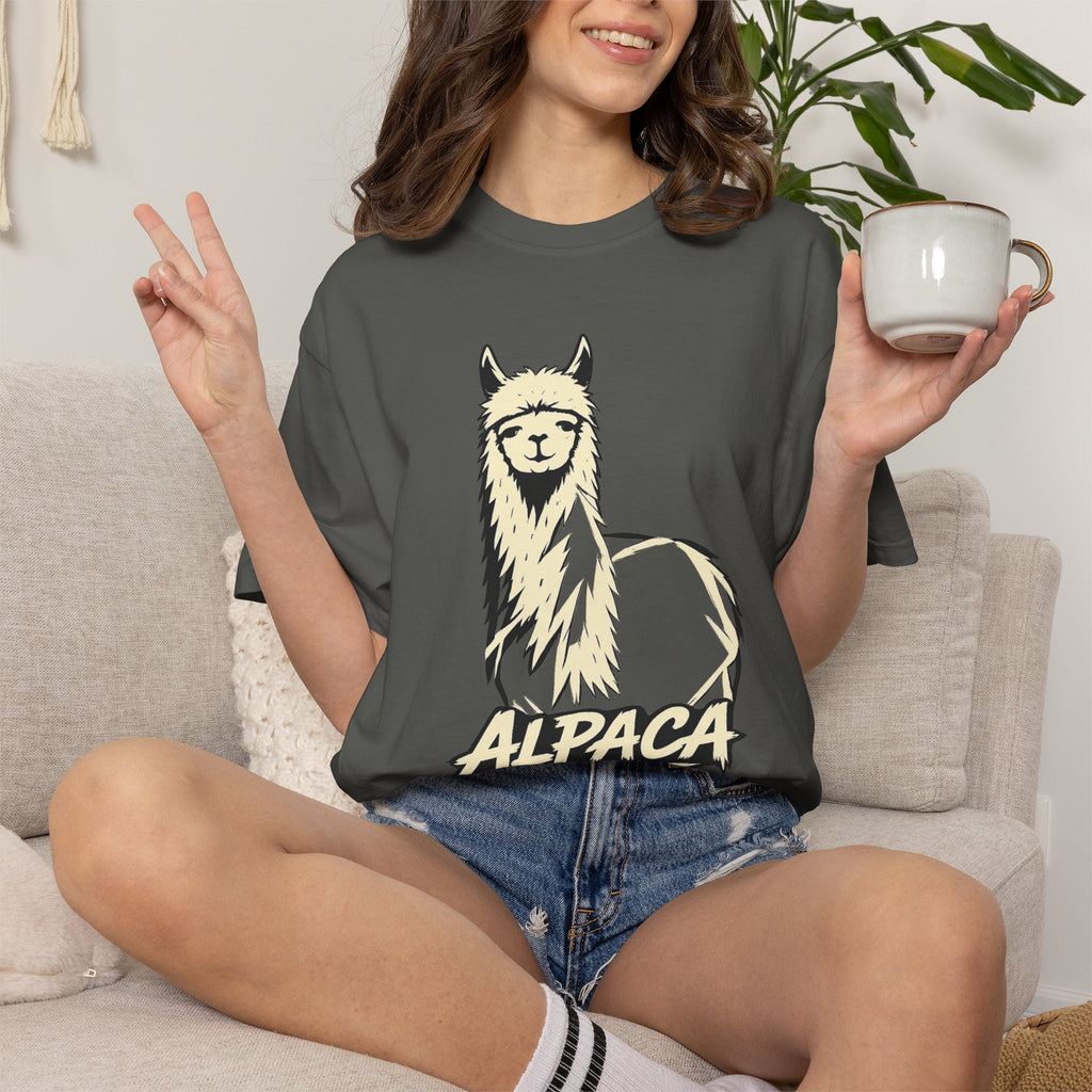 Graphic Tee — Alpaca 草泥马